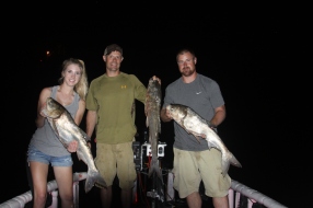 The Three Biggest FIsh of the Night! (Photo Courtesy of Troy Black)